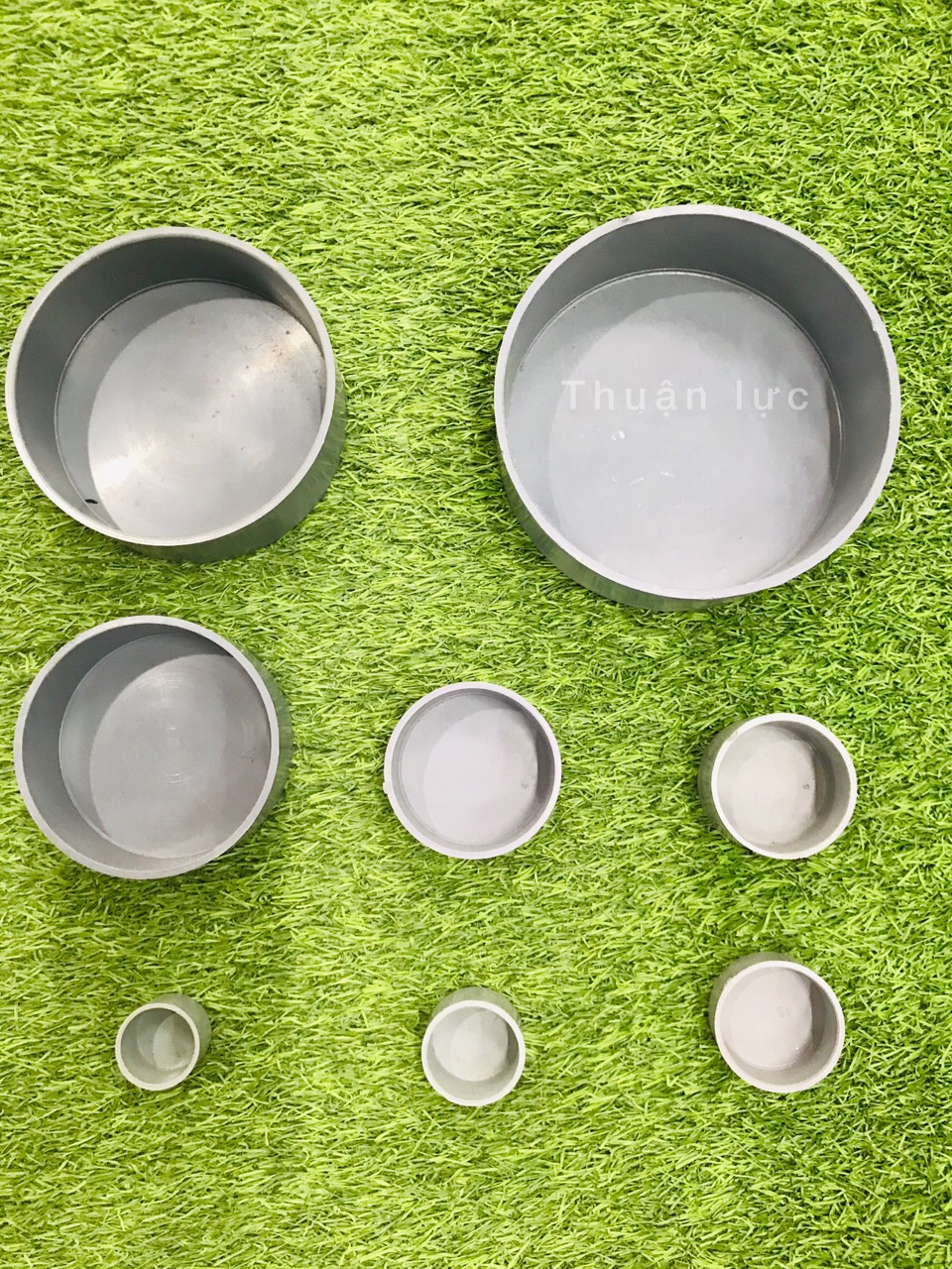 Nắp bịt ống nhựa pvc phi 21,27,34,42,49,60,90,114,140,168,200,220 , nắp bịt ống nước đầy đủ kích cỡ ϕ