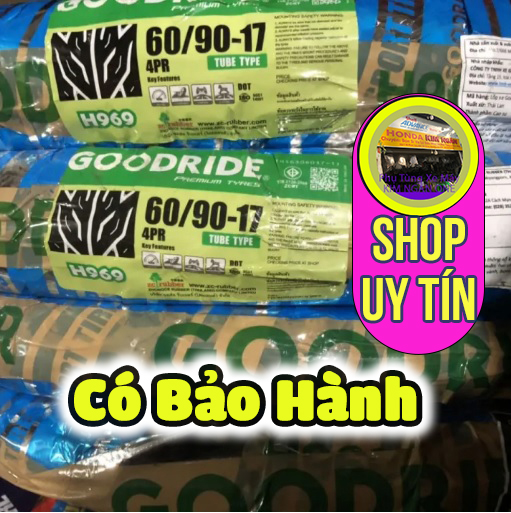 Lốp Vỏ GOODRIDE nhập Thái 60 90-17 dành cho xe sử dụng ruột