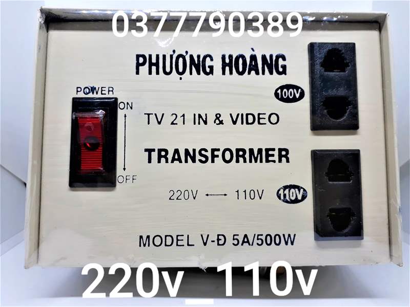 Biến áp điện 220-110
