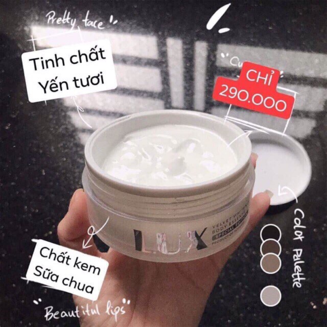 Kem body lux soherbs tinh chất yến tươi