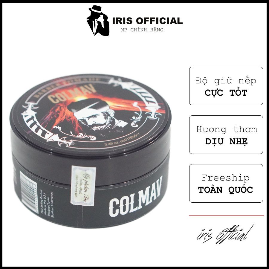 Sáp vuốt tóc nam nữ sáp vuốt tóc pomade nam kingdom u.s.a siêu giữ nếp + dưỡng ẩm cực tốt | wax vuốt tóc cao cấp siêu giữ nếp sap vuot toc & gel vuot toc