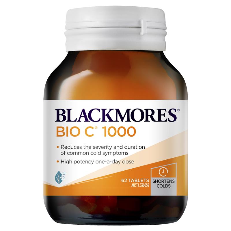Viên uống bổ sung Vitamin C Blackmores Bio C 1000mg 62 viên của ÚC