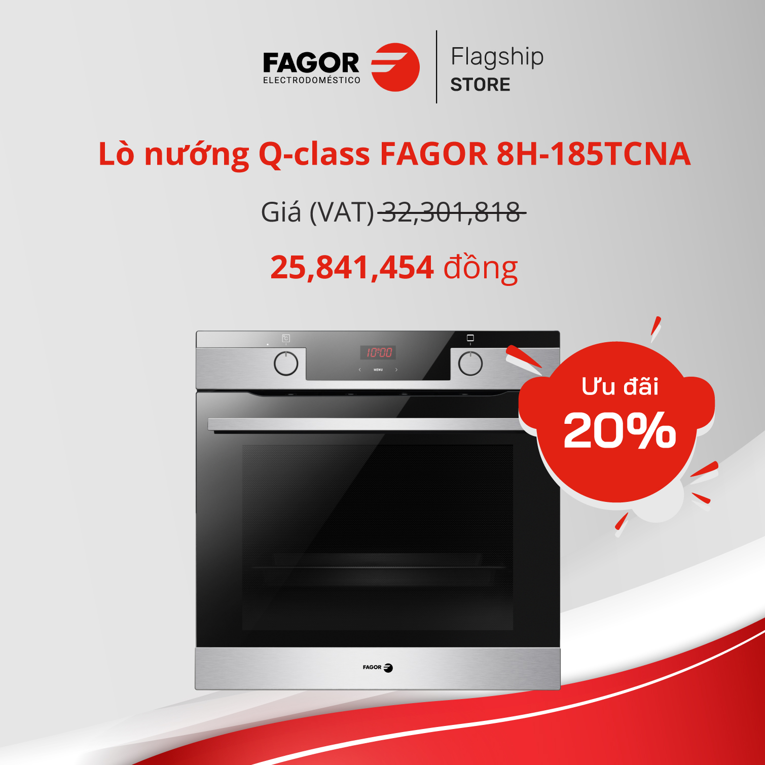 Lò nướng Q-class FAGOR 8H-185TCNA