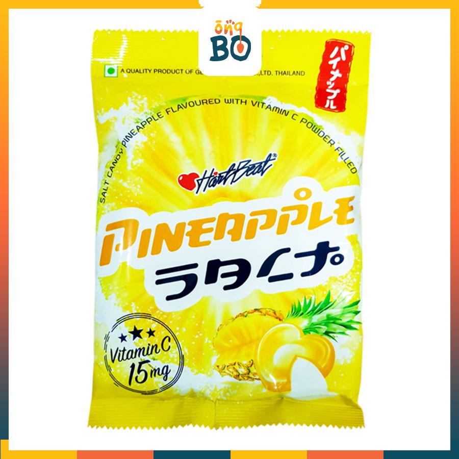 Kẹo Dứa Muối Thái Lan 120g Hartbeat Bổ Sung Vitamin C