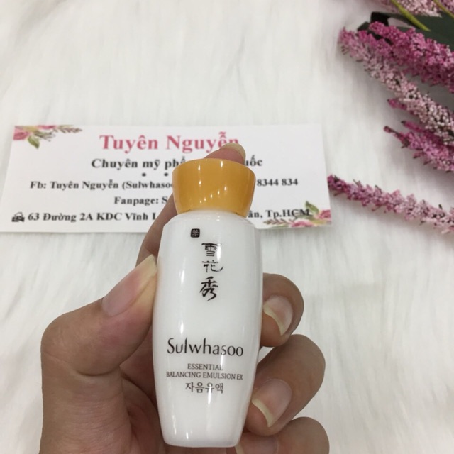 Sữa dưỡng nâng cơ - essentail balancing emulsion ex 15ml