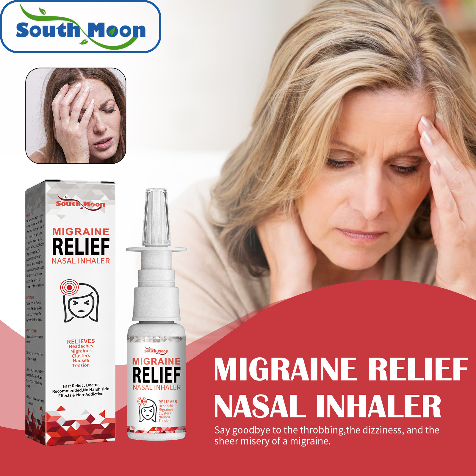 South Moon Body Care Spray Relieving Nasal Discomfort Nasal Care Nasal Cleaning Care Spray
