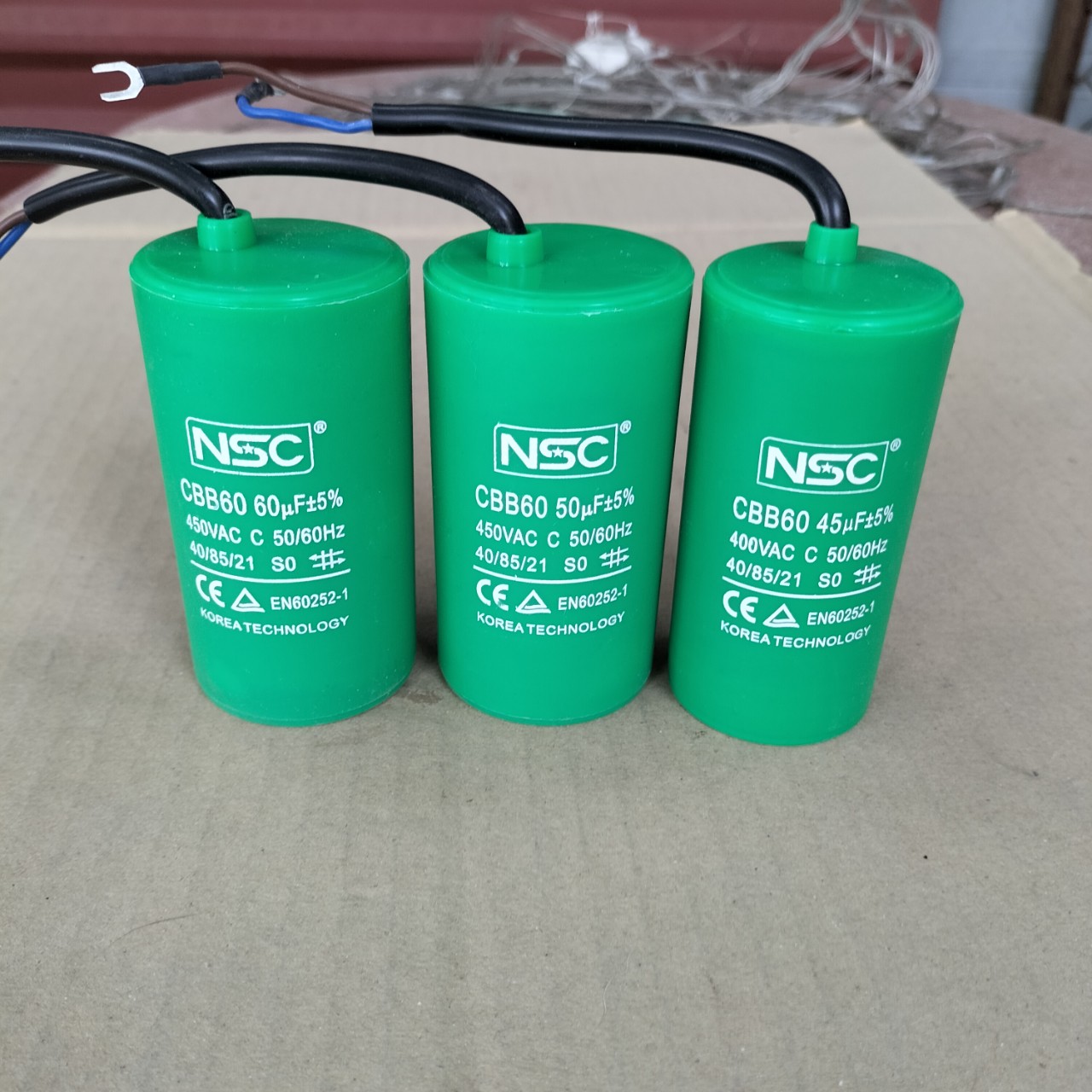 Tụ điện nsc - cbb60; 45uf, 50uf, 60uf