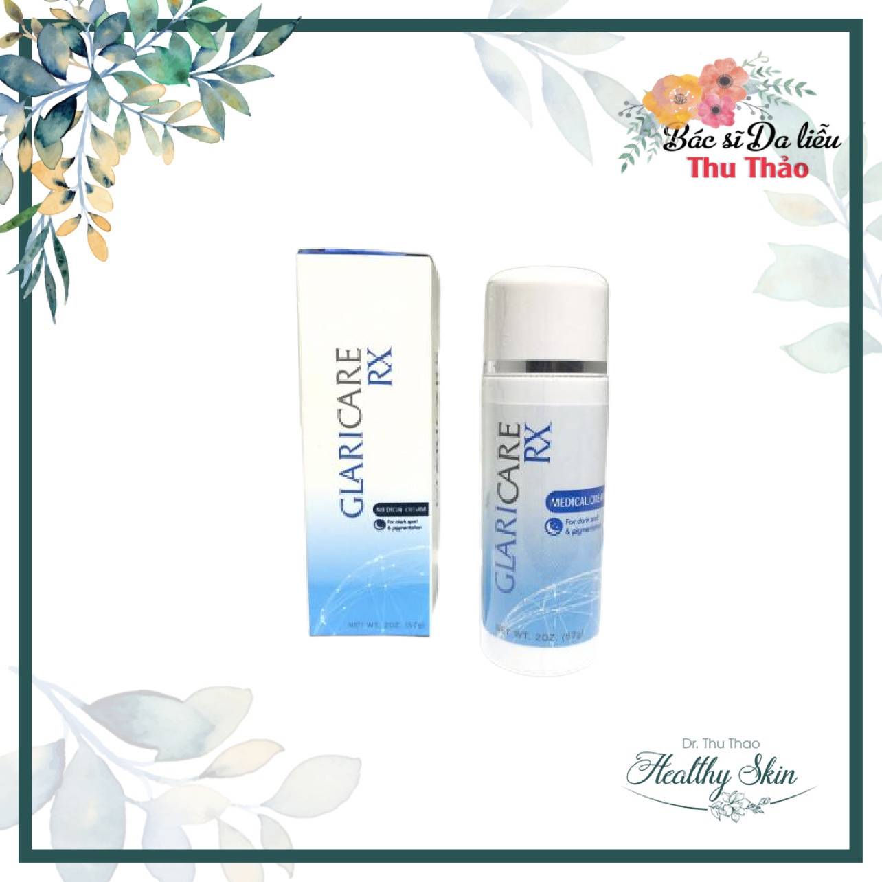 [57G] KEM HỖ TRỢ SÁNG DA MỜ NÁM GLARICARE RX HQ 4%