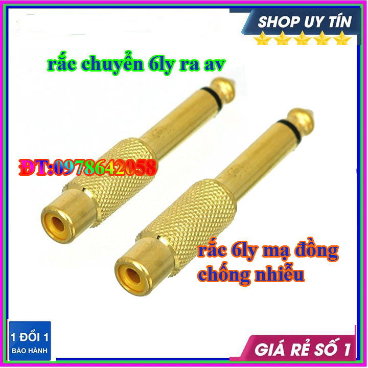 Jack 6Ly sang Av| combo 2 cái Jack chuyễn 6Ly ra hoa sen rắc av giá 2 cái