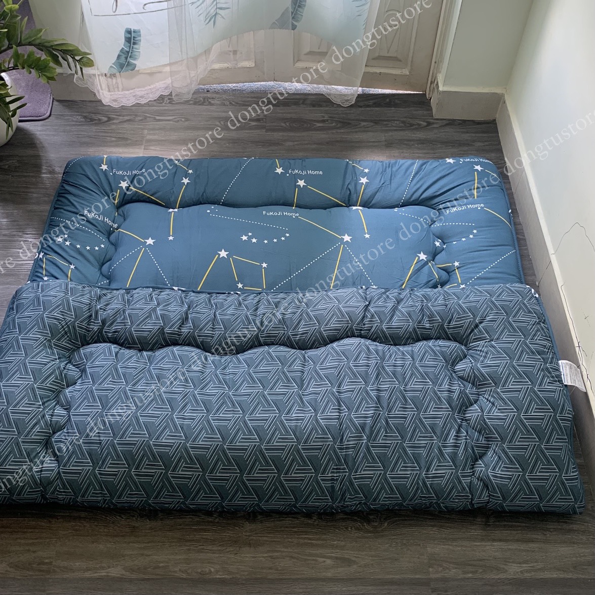Nệm topper trải sàn xuất nhật fukoji, đệm ngủ size 1m x 2m, 1m2 x 2m, 1m4 x 2m, 1m6 x 2m, 1m8 x 2m
