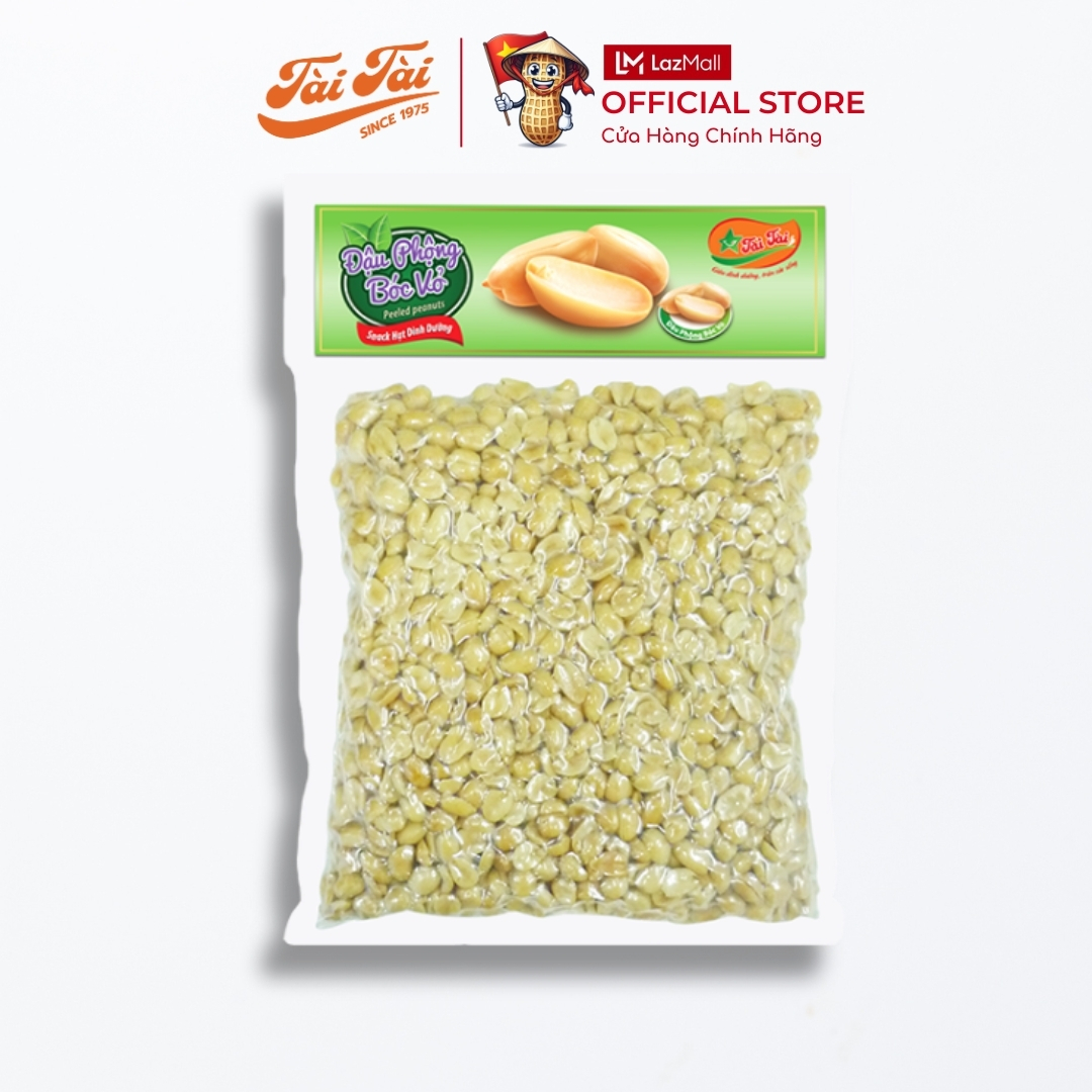 Đậu Phộng Bóc Vỏ Tài Tài 350g - Snack Ăn Vặt Đậu Phộng Nguyên Vị Ăn Liền - Gói Hút Chân Không Bảo Quản Trọn Vị Ngon