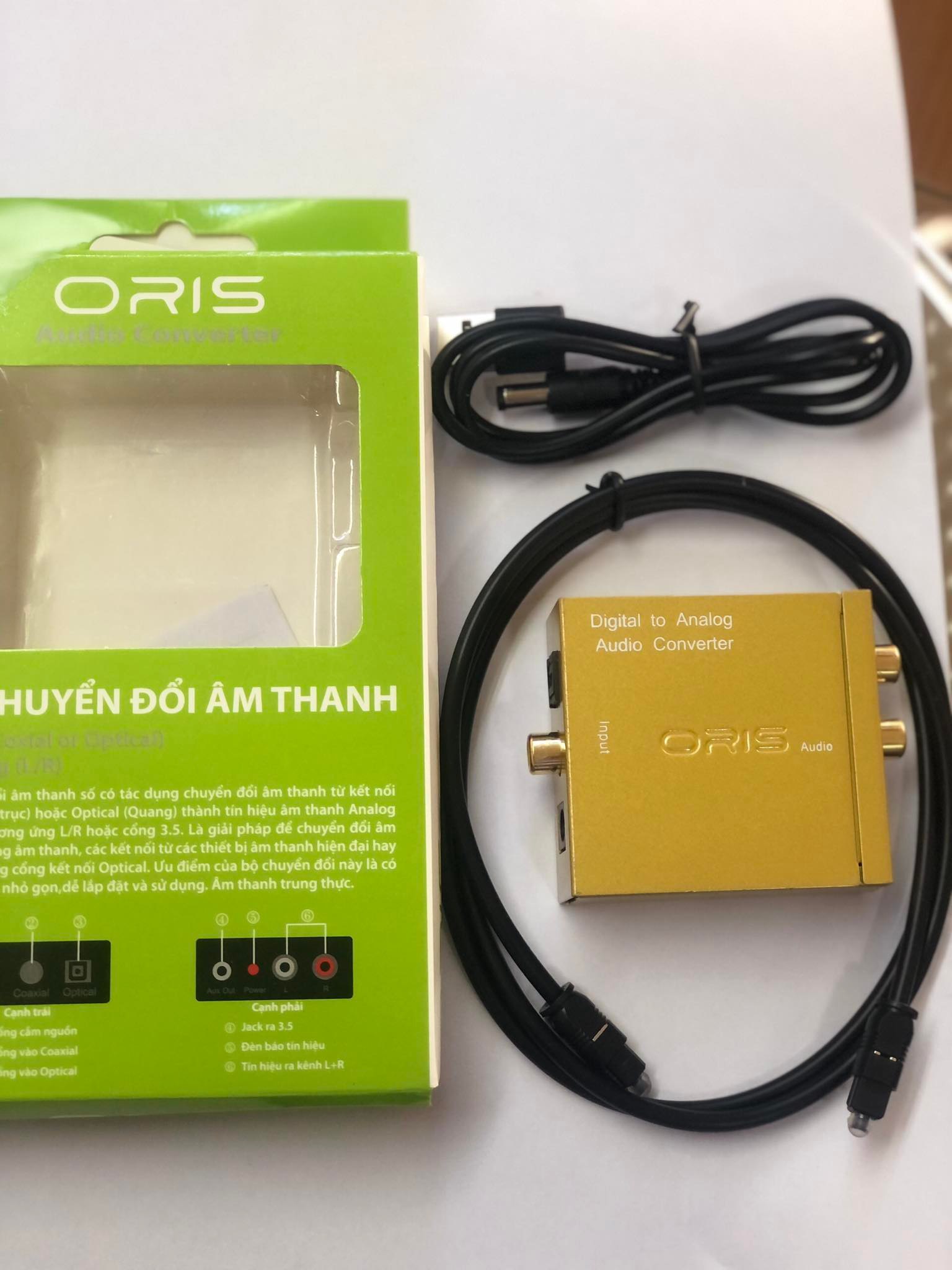 Bộ chuyển đổi âm thanh optical ra cổng av tặng kèm cáp quang optical 1m xịn