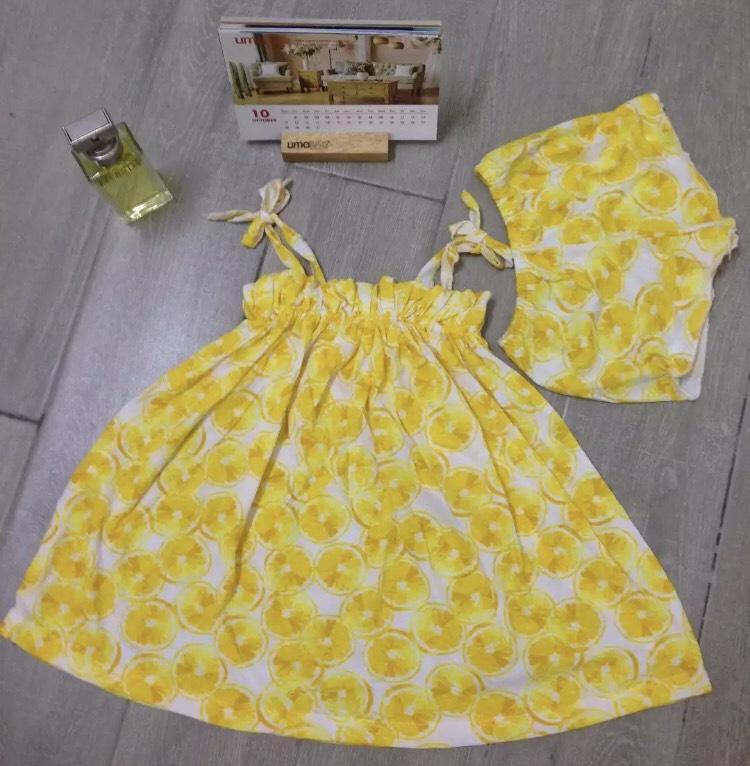 [HCM]ĐẦM HOA BÉ GÁI MÀU VÀNG CỰC XINH VẢI MỊN MÁT CHO BÉ TỪ 3-5 TUỔI (12-25KG) SÉT GÔM ĐẦM VÀ QUẦN NHƯ HÌNH