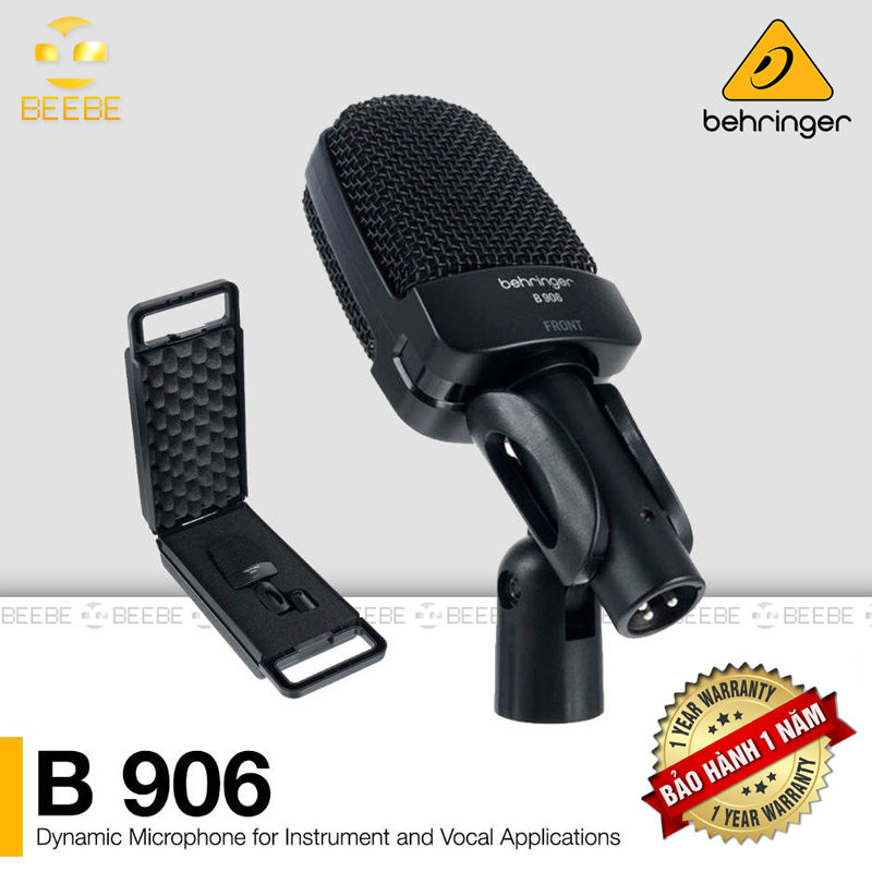 Behringer b 906 - micro dynamic thu âm nhạc cụ