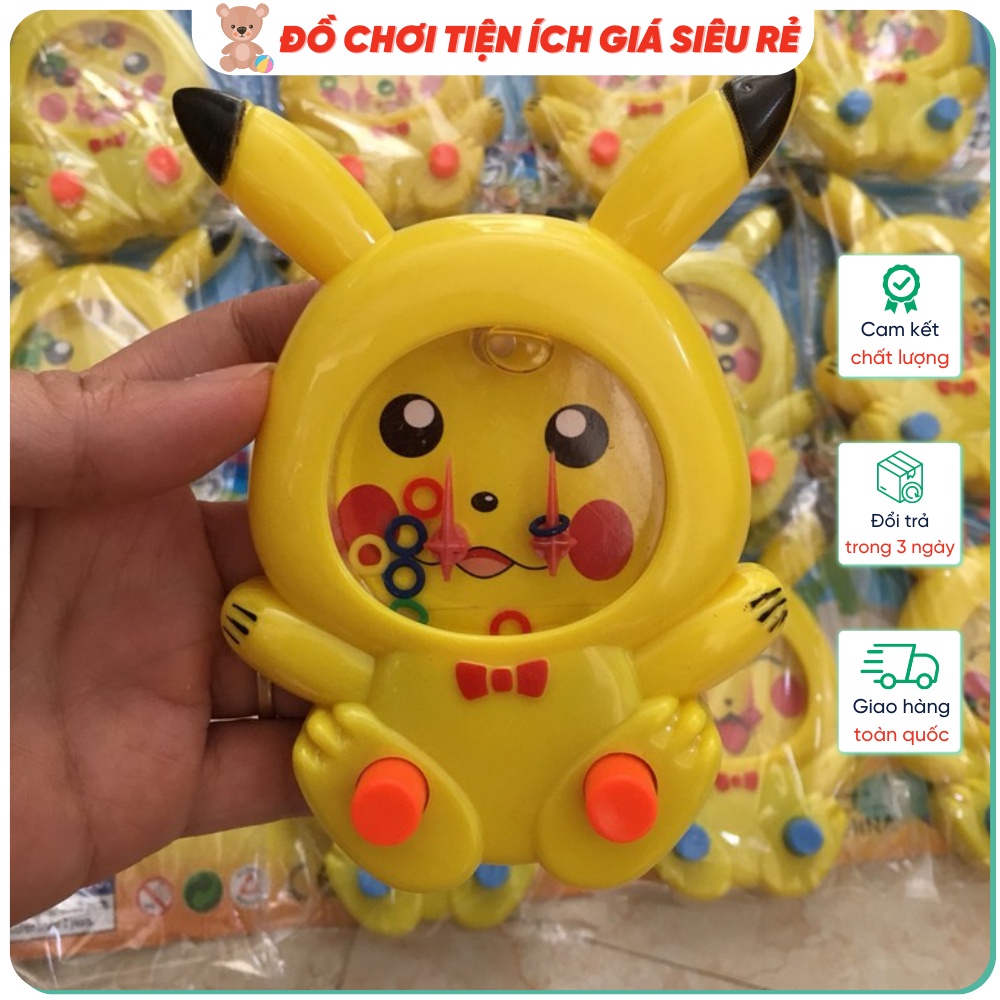 Máy bắn nước vòng pikachu Đồ chơi bắn vòng nước hình pikachu huyền thoại cho bé