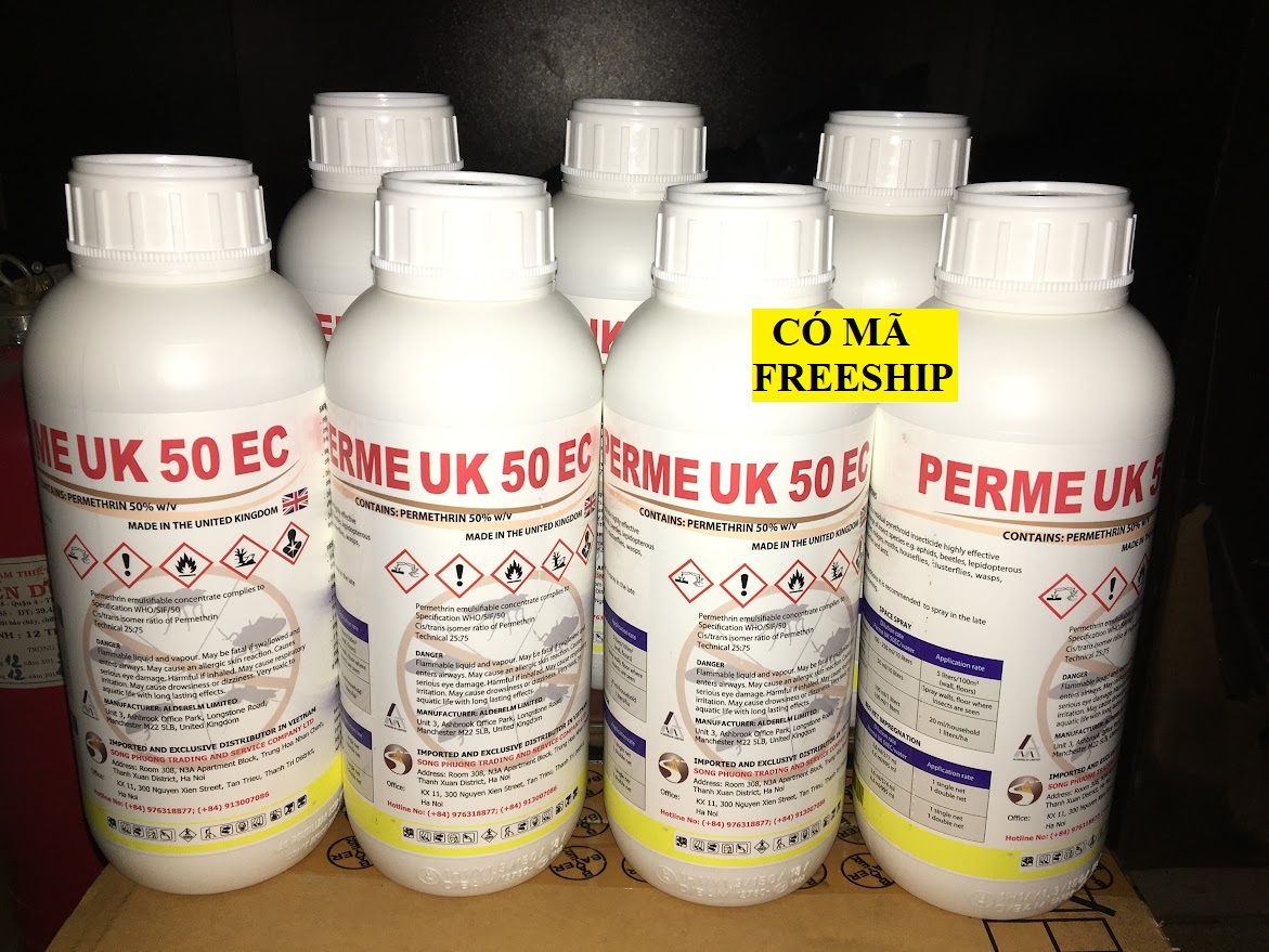 Thuốc diệt muỗi perme uk 50ec chai 1000ml