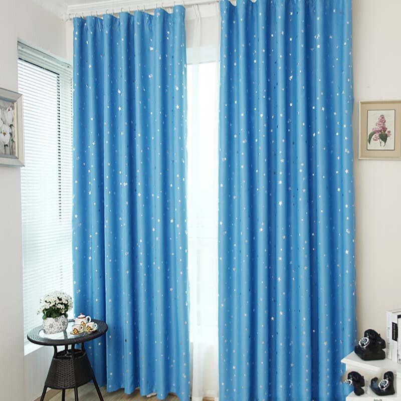 Rèm cửa họa tiết sao sáng lấp lánh 1mx1.35m Tại gian hàng Happyshop92 hap2071