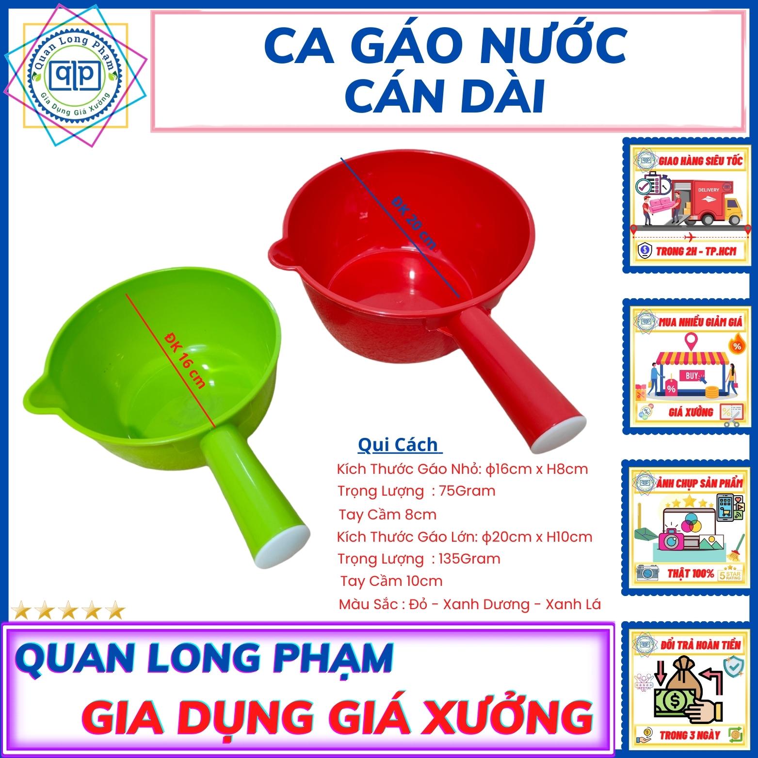 Gáo nước - ca nhựa múc nước cán dài