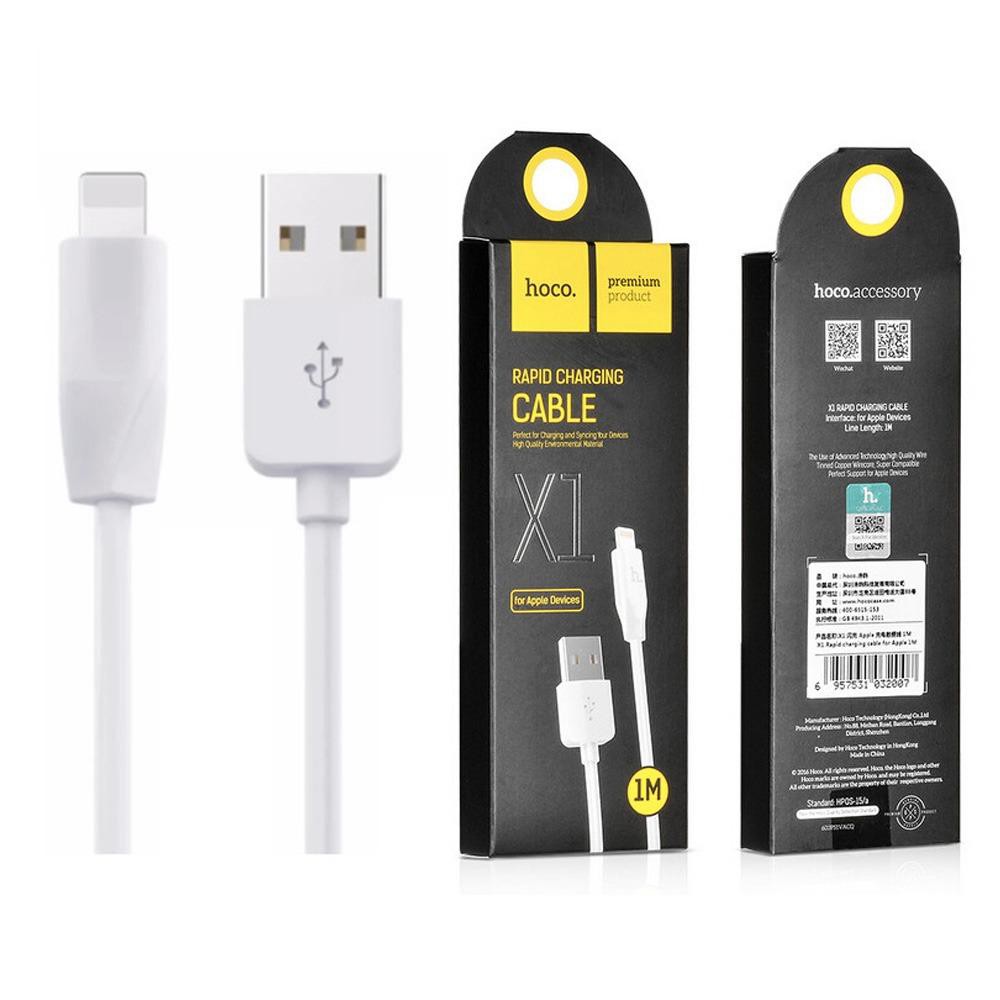 Cáp sạc nhanh iphone hoco x1