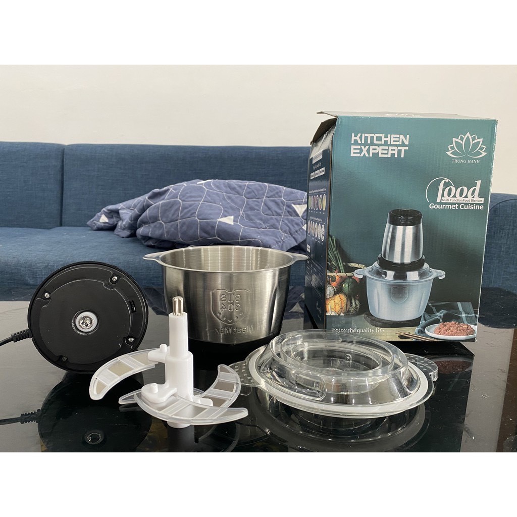 Hàng loại 1 - máy xay thịt đa năng ramben kitchen expert 2l- sản phẩm tiện ích được ưa chuộng