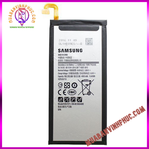 Pin samsung c9 / c9 pro / eb-bc900abe,dung lượng 4000mah / bảo hành 12 tháng