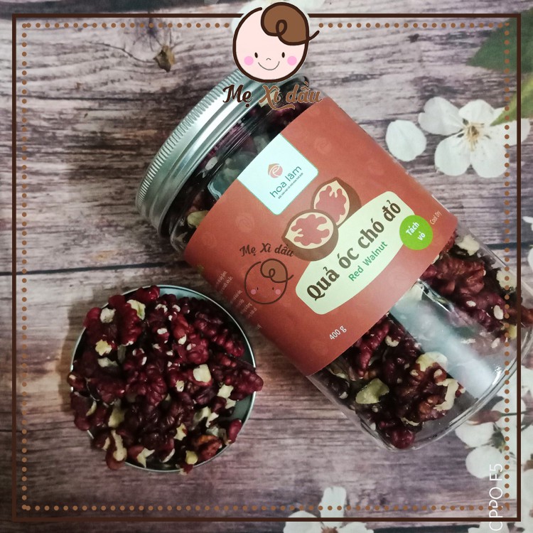 Shop mẹ xì dầu hạt óc chó đỏ mỹ- 400g