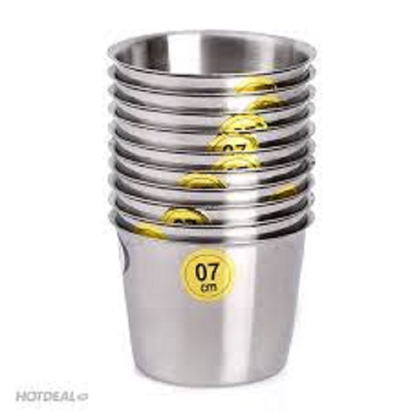 Ly inox tiện dụng(làm đá,khuôn làm bánh Flan,bánh nướng) inox 304 cao cấp 7cm