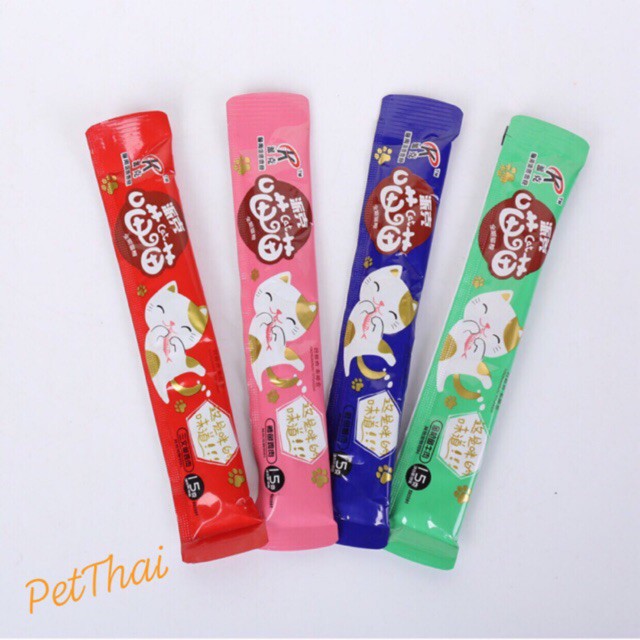 [HCM]COMBO 5 Thanh Pate Miu Miu Dạng Liếm Loại Ngon Cho Mèo
