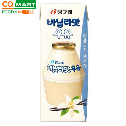 Sữa Trái Cây Hàn Quốc Binggrae Vị Vanilla Hộp 200ml