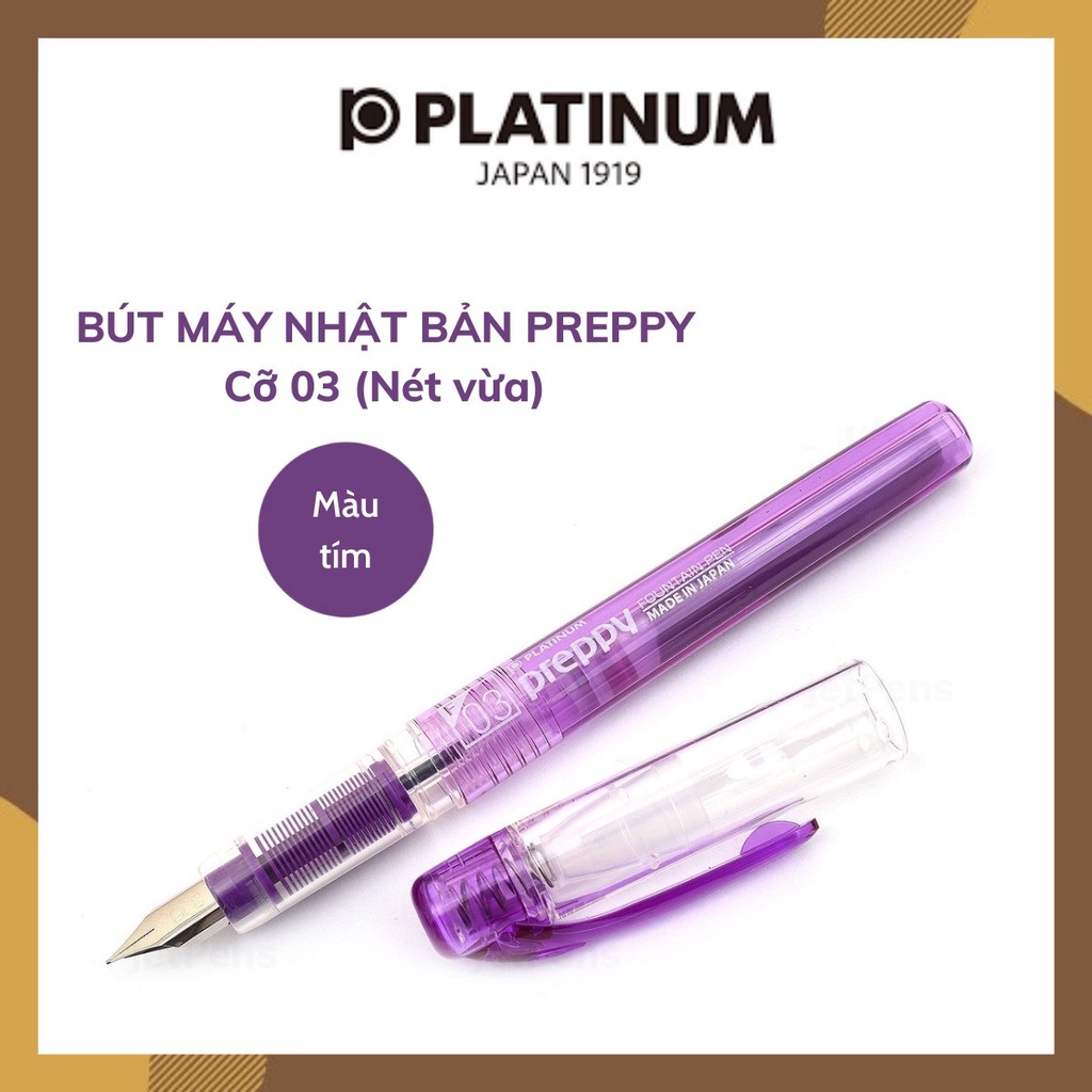 Bút máy nhật platinum preppy - f03 - ngòi f - phiên bản thế hệ mới