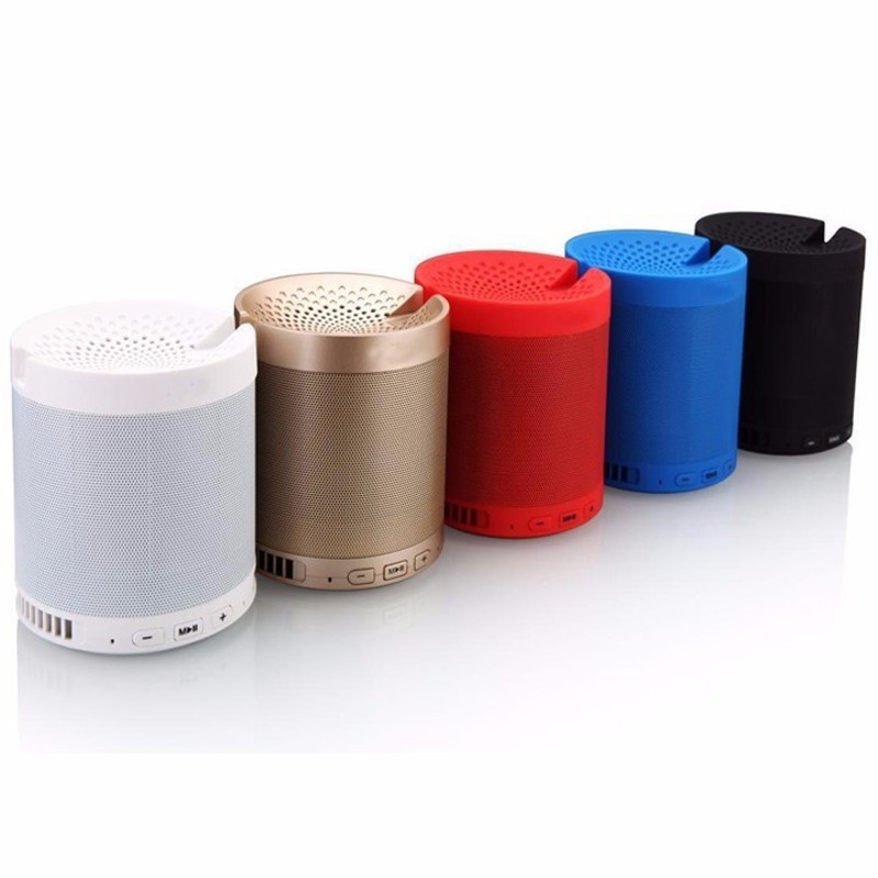 Loa bluetooth mini đa năng HF Q3, nghe nhạc siêu hay, bass cực chất, nhỏ gọn có giá đỡ điện thoại vỏ loa nhôm, đời mới 2023, bảo hành 24 tháng
