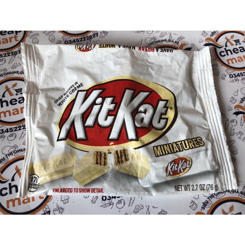 kitkat white cream Mỹ (date 9/2022)
