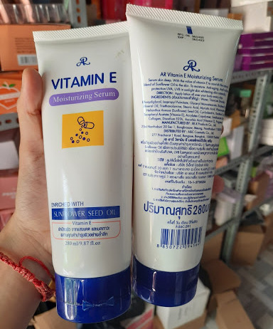 [Mẫu mới-chất lượng] Kem Dưỡng Ẩm Serum Body & Face Vitamin E Aron Thái Lan