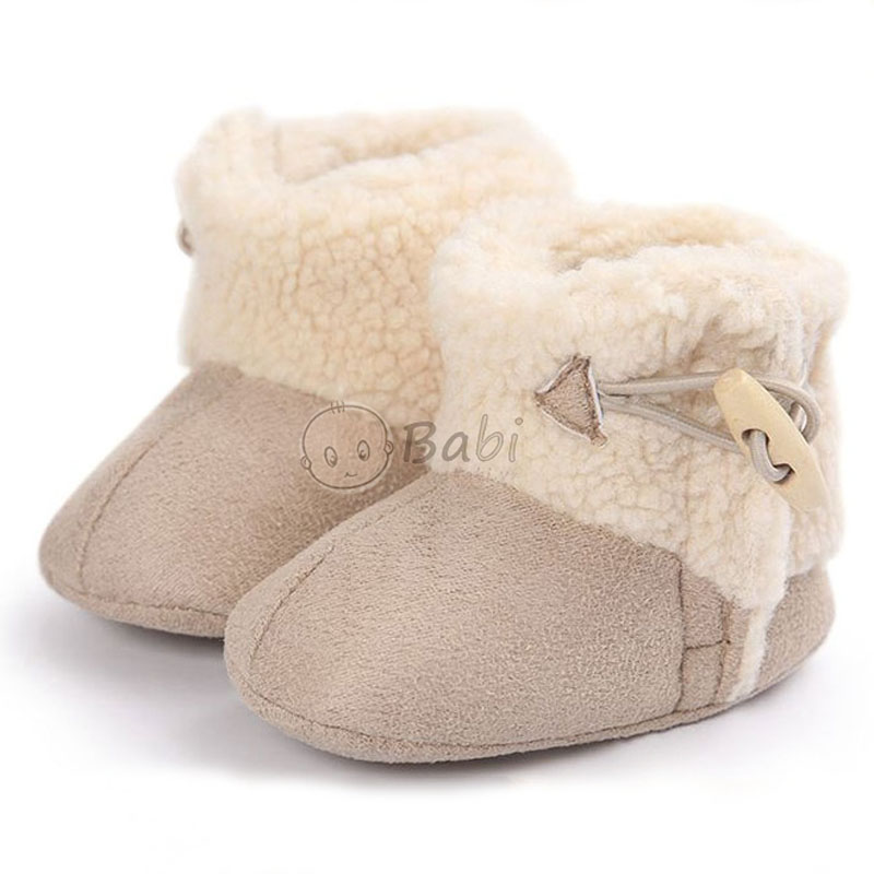 Giày boot tập đi cho bé gái sành điệu