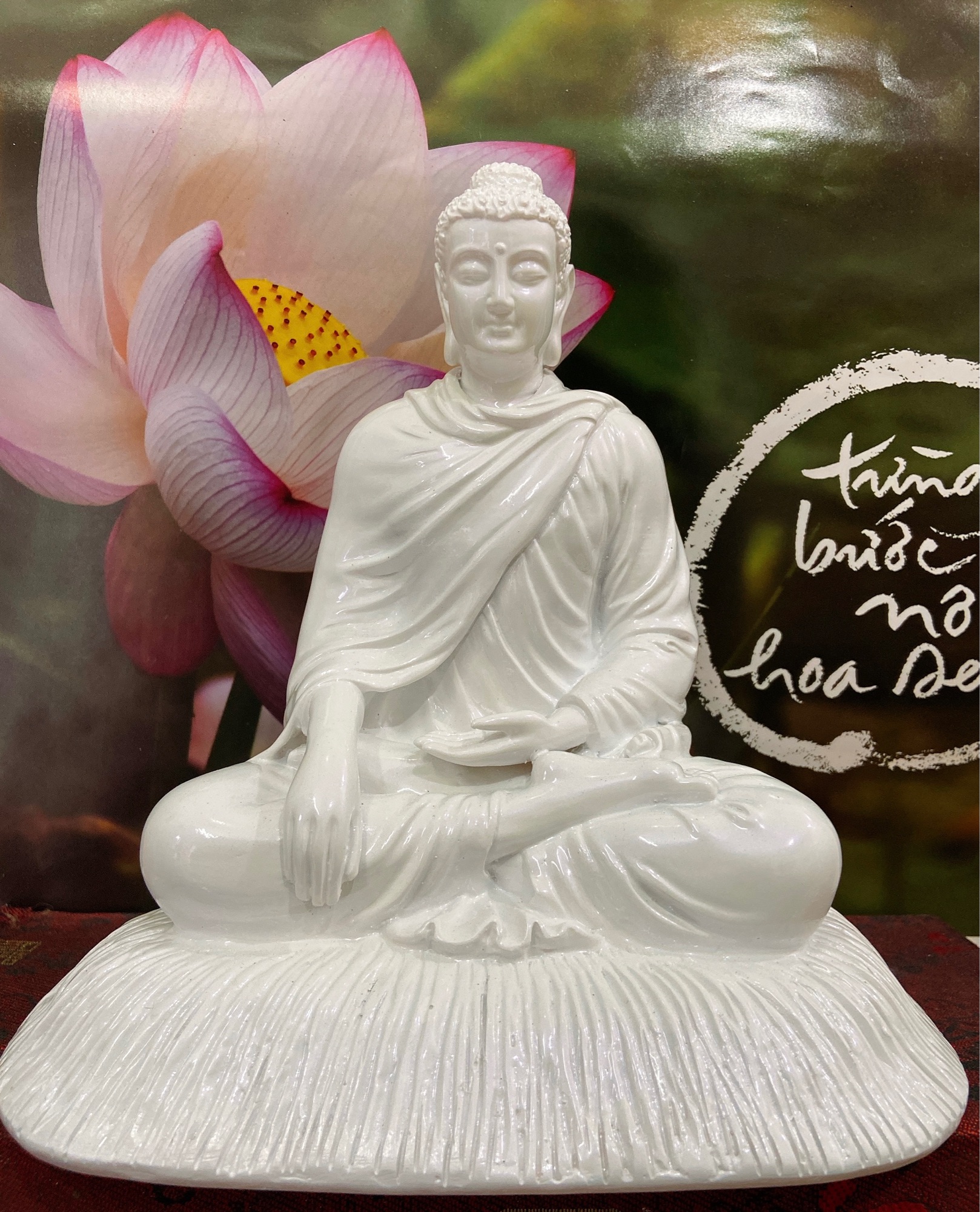 Tượng phật bổn sư thích ca mâu ni cao 20cm