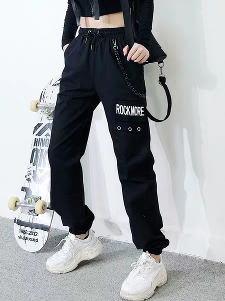 Quần kaki nữ dây xích Rockmore cá tính