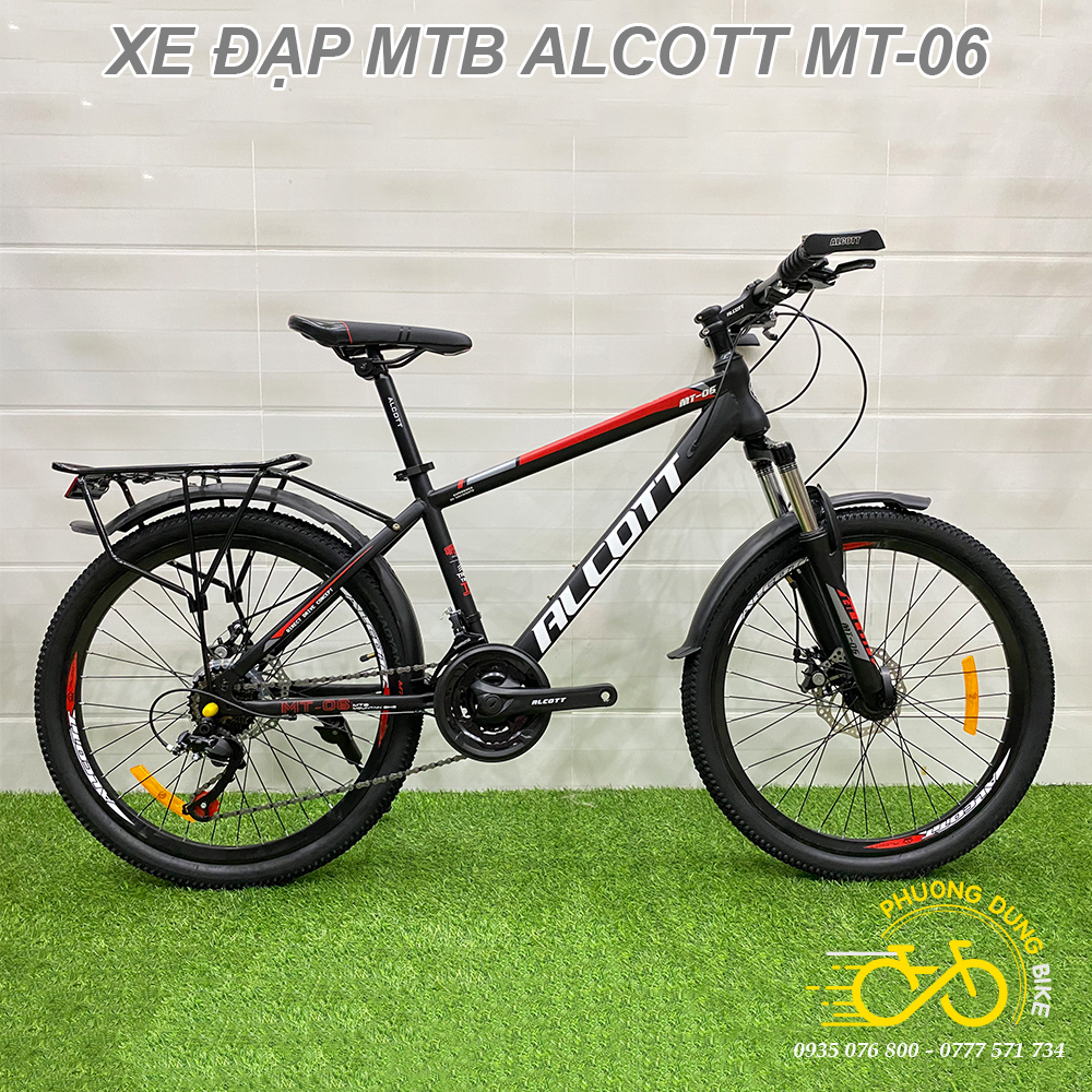 Xe đạp thể thao địa hình MTB ALCOTT MT06 24IN