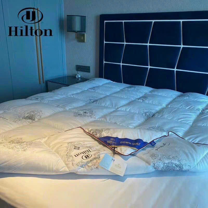 Ruột chăn Hilton lông vũ siêu ấm , Mền lông vũ Hilton siêu nhẹ nhập khẩu nguyên chiếc