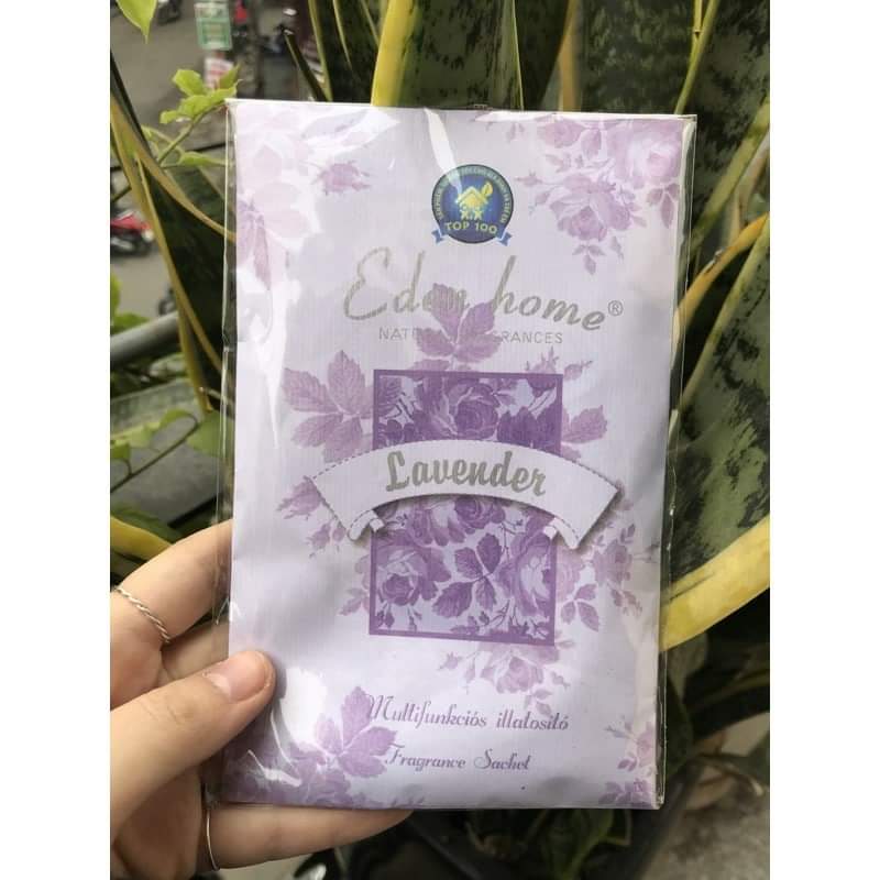 Túi Thơm hương tự nhiên treo phòng ngủ phòng khách Eden Home Hương Lavender oải hương Gói 20G