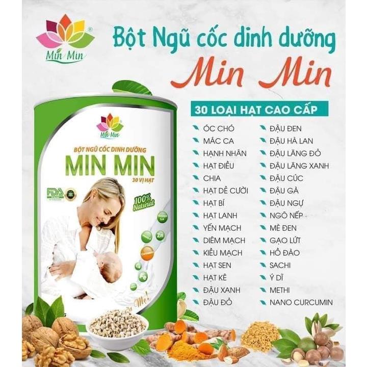 Ngũ cốc lợi sữa Min Min FREESHIP Bột ngũ cốc lợi sữa MinMin