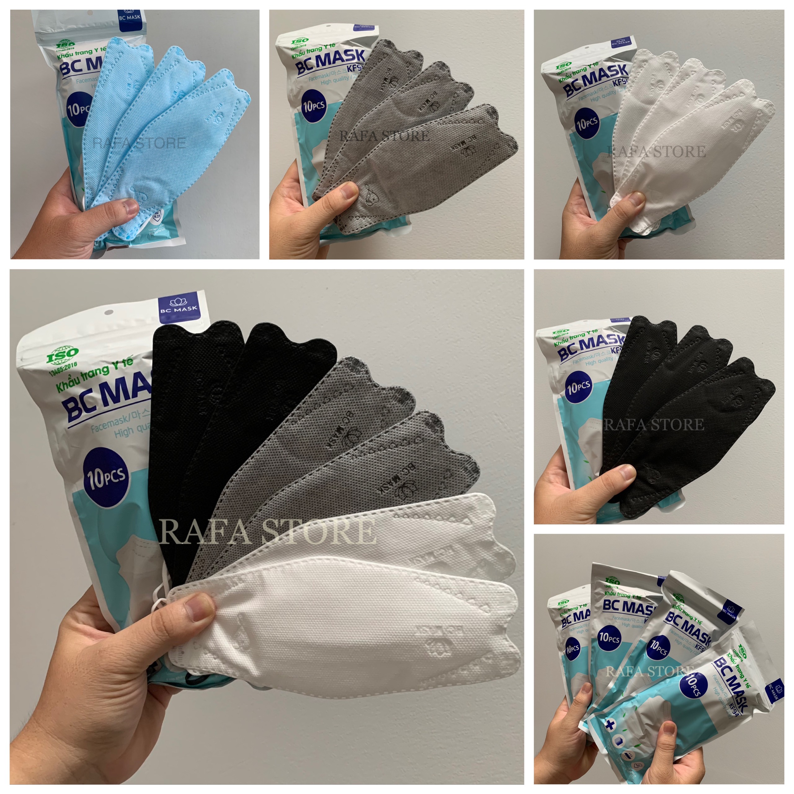 Set 50 chiếc Khẩu Trang BC MASK KF94 Hàn Quốc Kháng Khuẩn Lọc Bụi