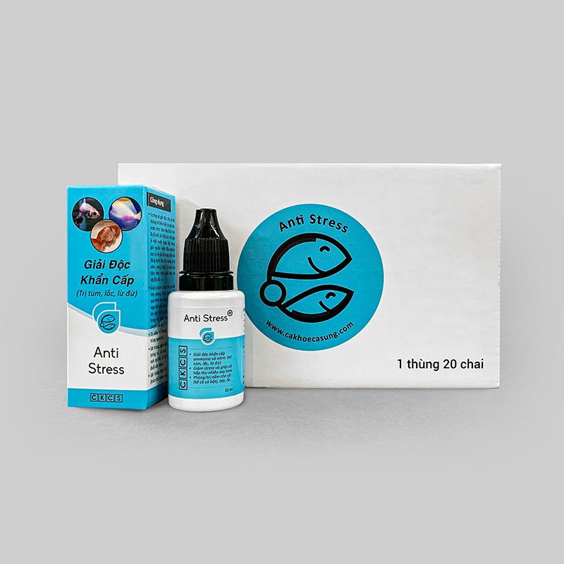 Anti stress giải độc khẩn cấp giảm căng thẳng và phòng cho cá cảnh
