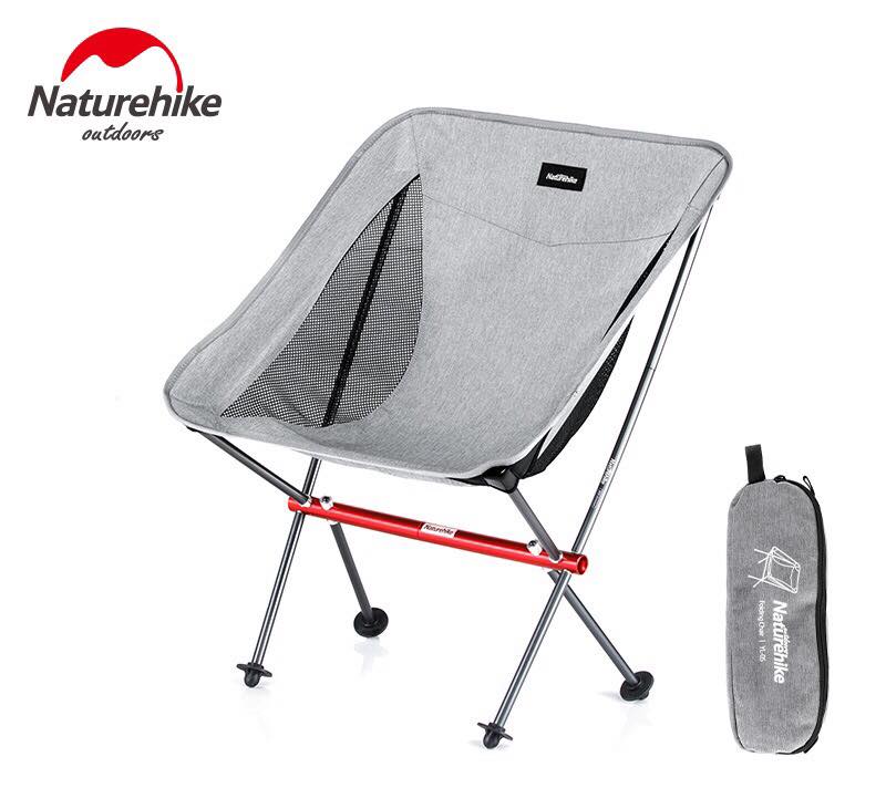 Ghế xếp dã ngoại naturehike khung hợp kim nhôm có tựa lưng dành cho du lịch cắm trại nh18y050-z