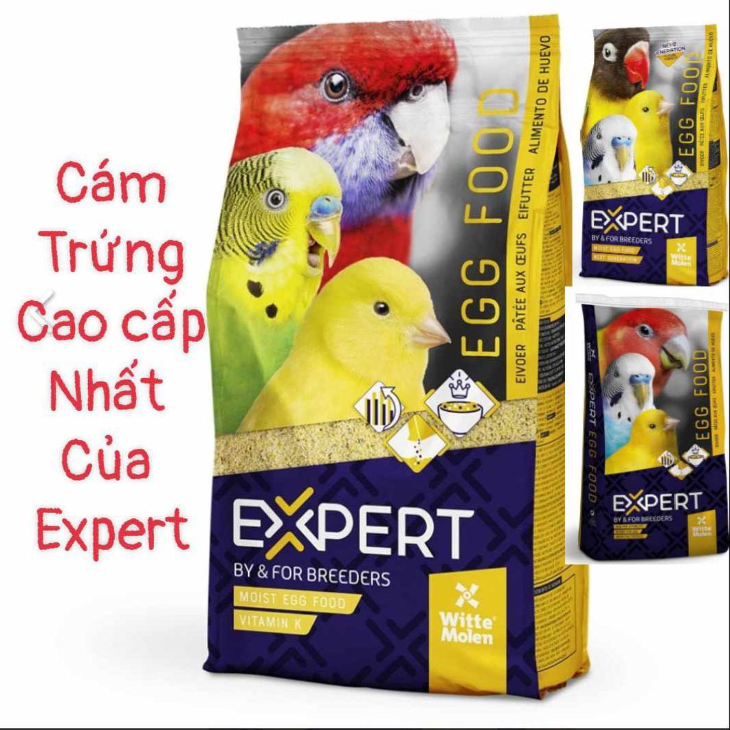 Gói 1kg cám trứng cho chim yến và vẹt expert egg food nguyên seal