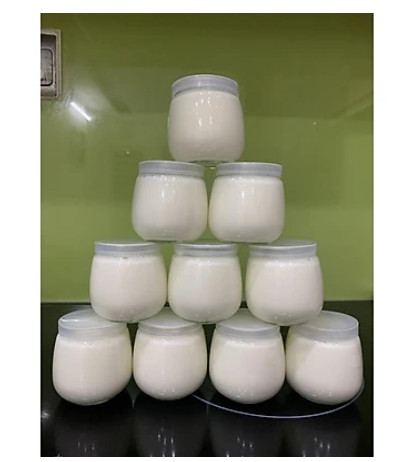 Combo 06 Hũ Thủy tinh làm Sữa Chua Béo 200ml