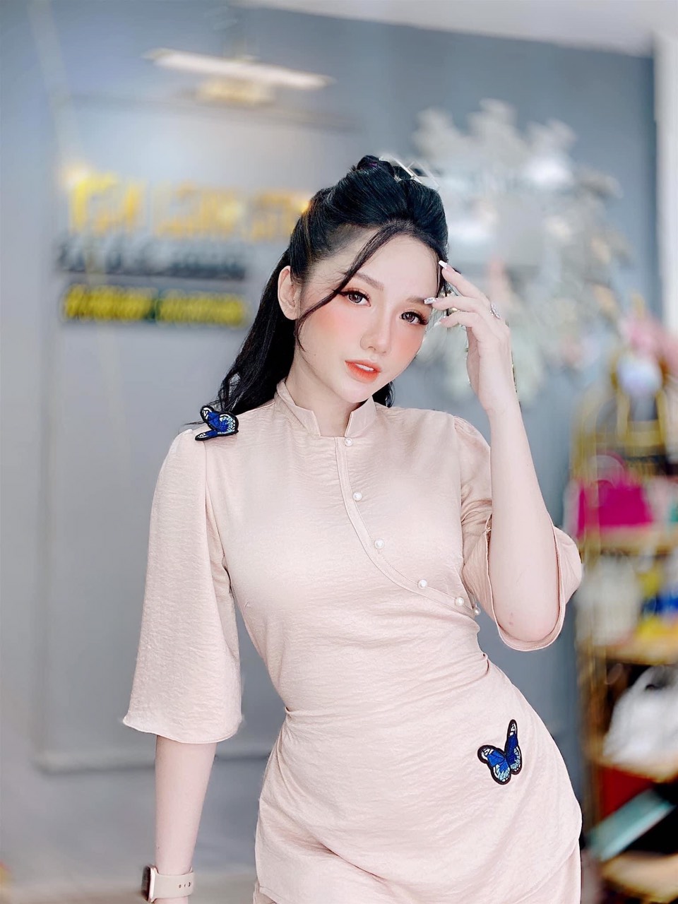 Sét bộ lam kết bướm