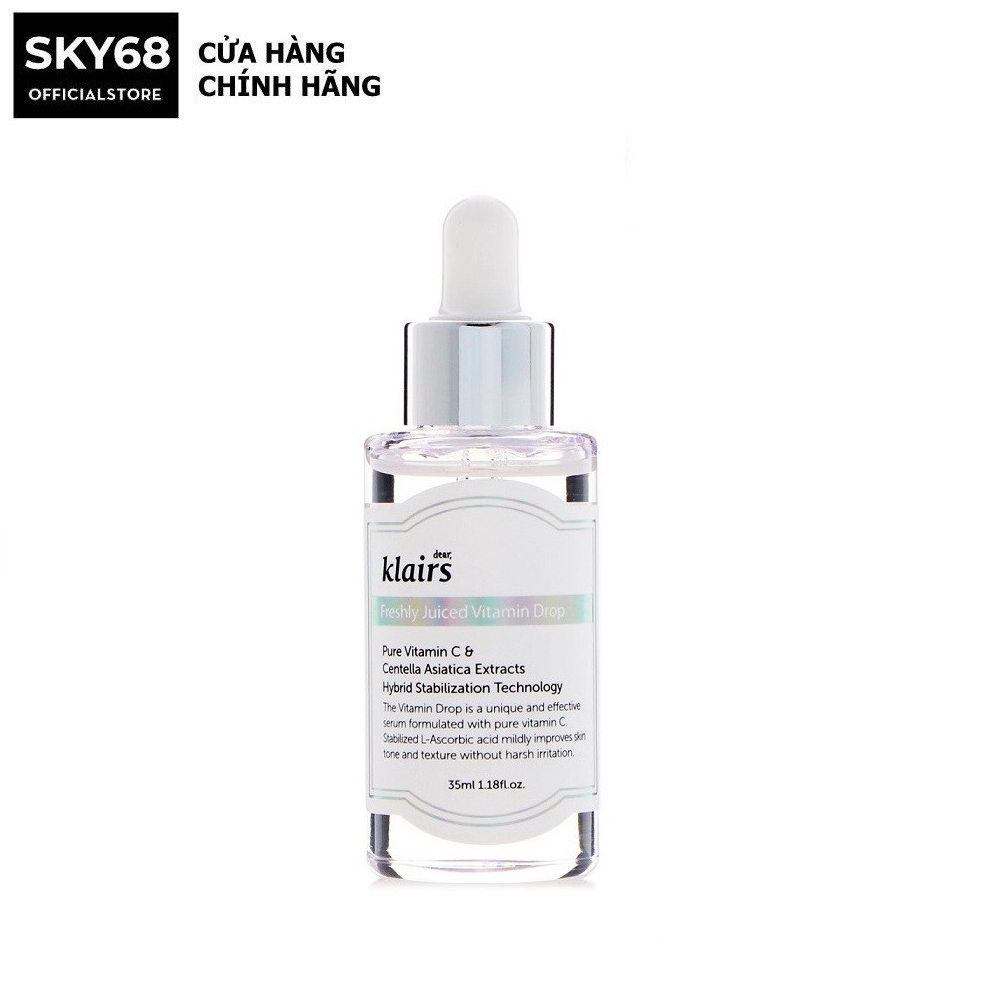 Tinh Chất Dưỡng Sáng Da Mờ Thâm Klairs Freshly Juiced Vitamin Drop 35ml