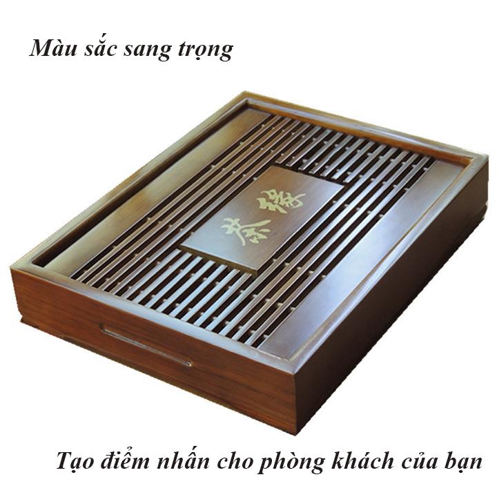 Khay trà vân phong- khay trà gỗ tự nhiên cao cấp