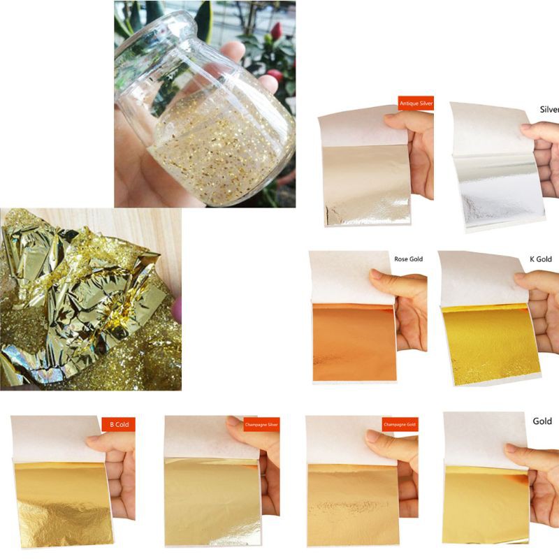 10 lá kim loại lấp lánh trang trí resin