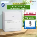 [Trả góp 0%] Máy rửa bát để bàn Panasonic NP-TH1WEVN - Có chức năng sấy khô